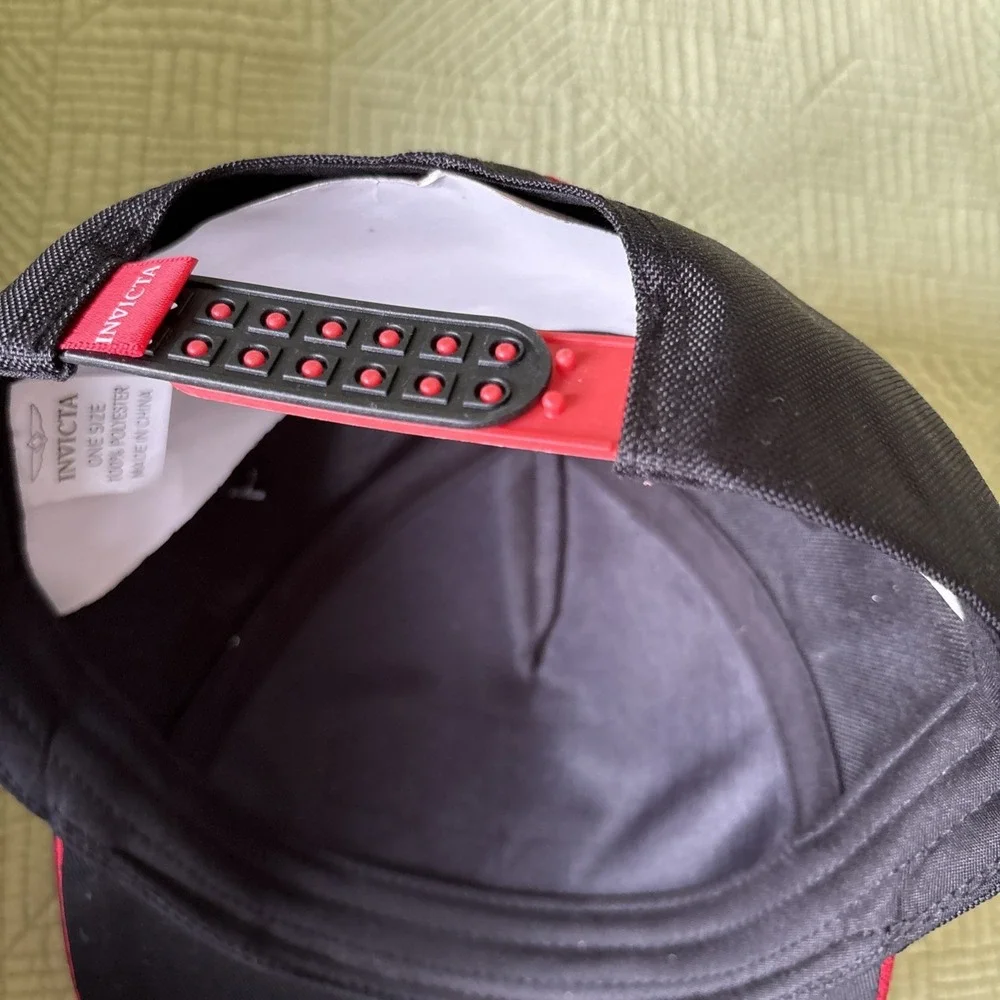 Invicta Gear Limited 1837 Baseball Hat (IG0301) Black Red New
